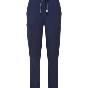 Elevate Hair & Beauty Ladies Navy Stretch Cargo Trousers