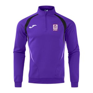 Quarter Zip Purple/Black