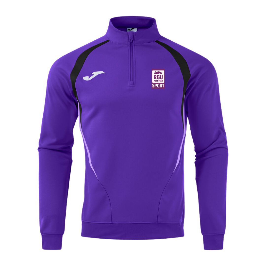 Quarter Zip Purple/Black