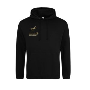 Barbers Unisex Black Hoodie